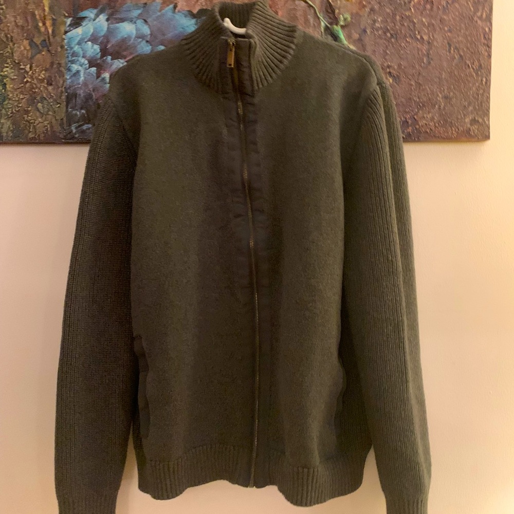 Daniel Hechter Zip Up Sweater size XL.